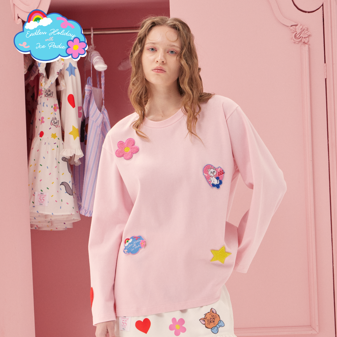 [FREESIZE] WEEKEND LONGSLEEVE TOP HAPPY HOLIDAY ARISTOCATS