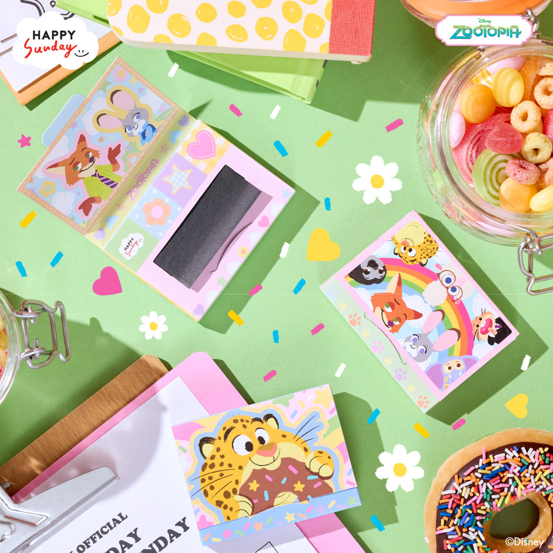 BLOTTING PAPER กระดาษซับมัน ZOOTOPIA