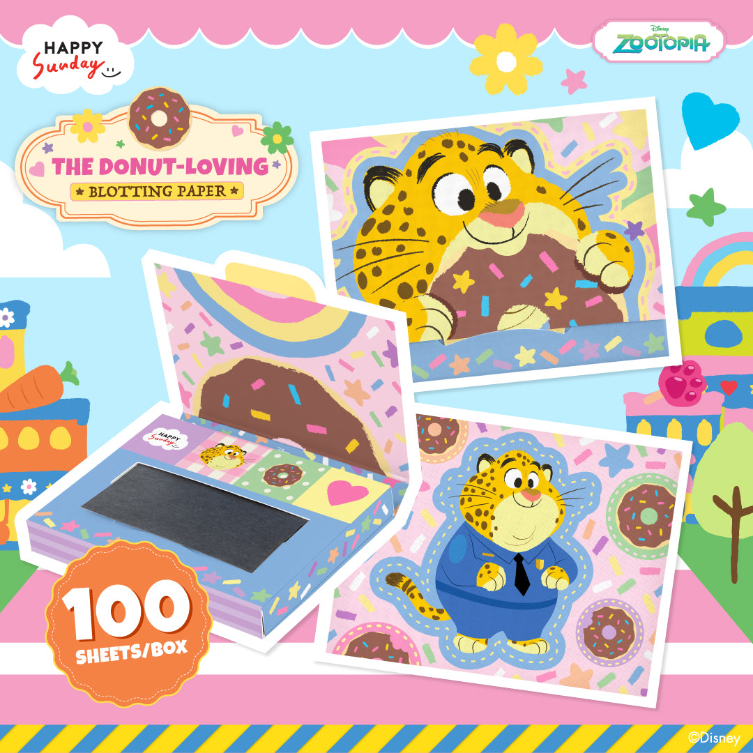 BLOTTING PAPER กระดาษซับมัน ZOOTOPIA