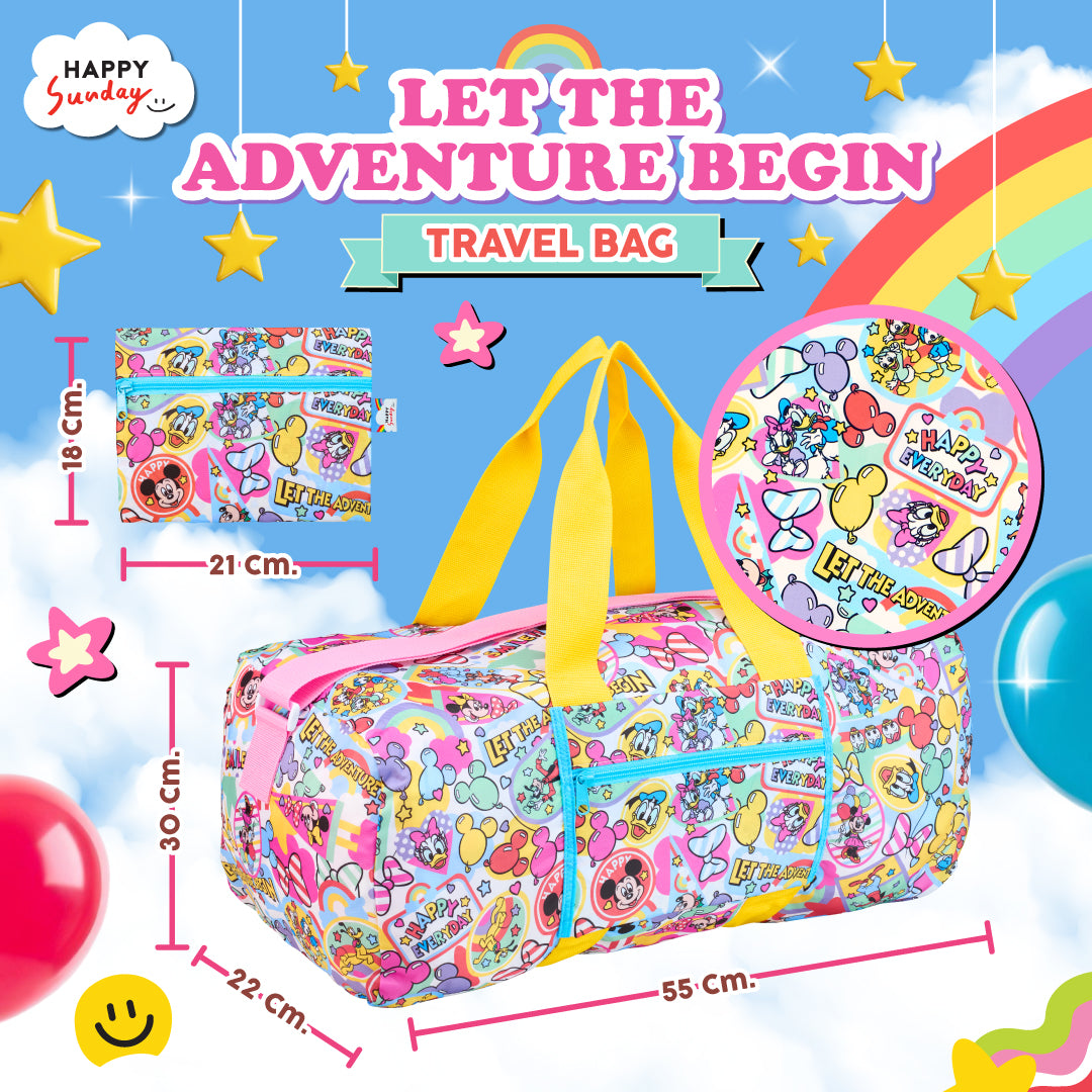 LET THE ADVENTURE BEGIN TRAVEL BAG