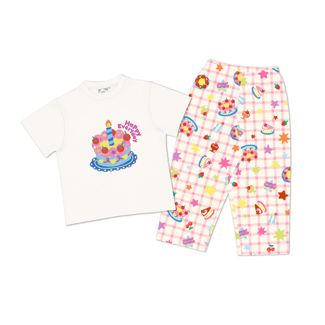 [KIDS] TINY TREATS HAPPY CLOUD DREAMWEAR SET