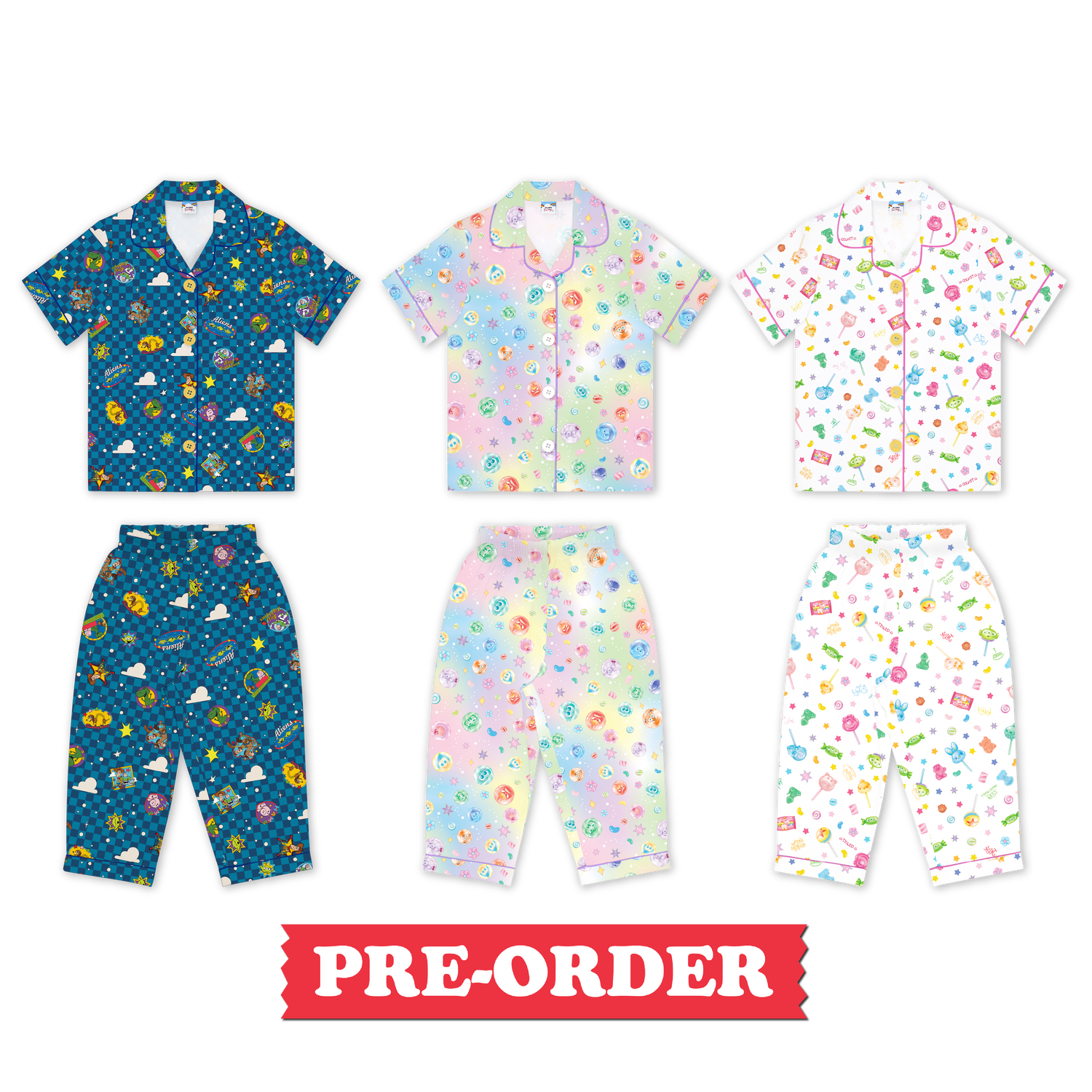 [PRE-ORDER ทยอยจัดส่ง 17/07/2026 เป็นต้นไป กรุณากดแยกออเดอร์จากสินค้าพร้อมส่ง] [KIDS] GROW WITH ME 40 YEARS PIXAR PYJAMAS