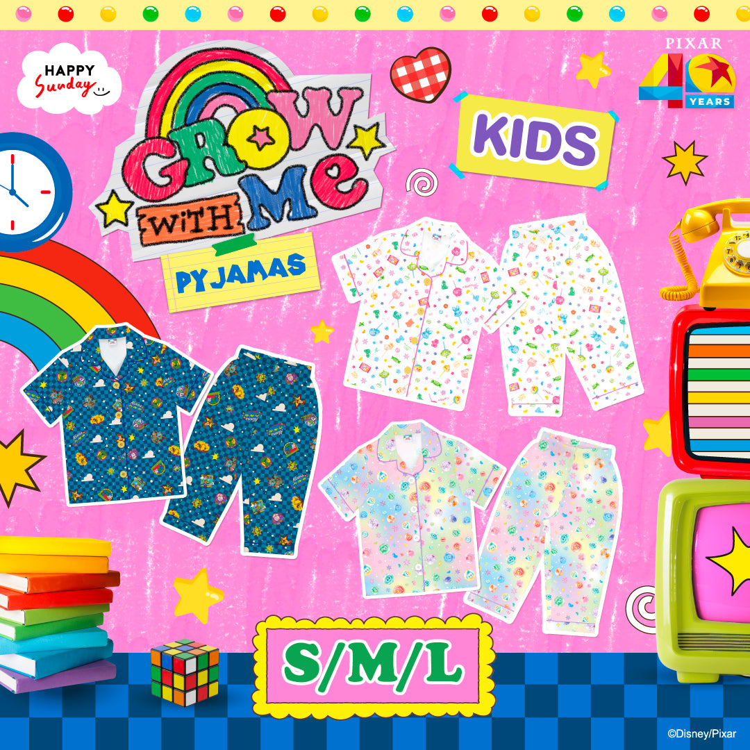 [PRE-ORDER ทยอยจัดส่ง 17/07/2026 เป็นต้นไป กรุณากดแยกออเดอร์จากสินค้าพร้อมส่ง] [KIDS] GROW WITH ME 40 YEARS PIXAR PYJAMAS