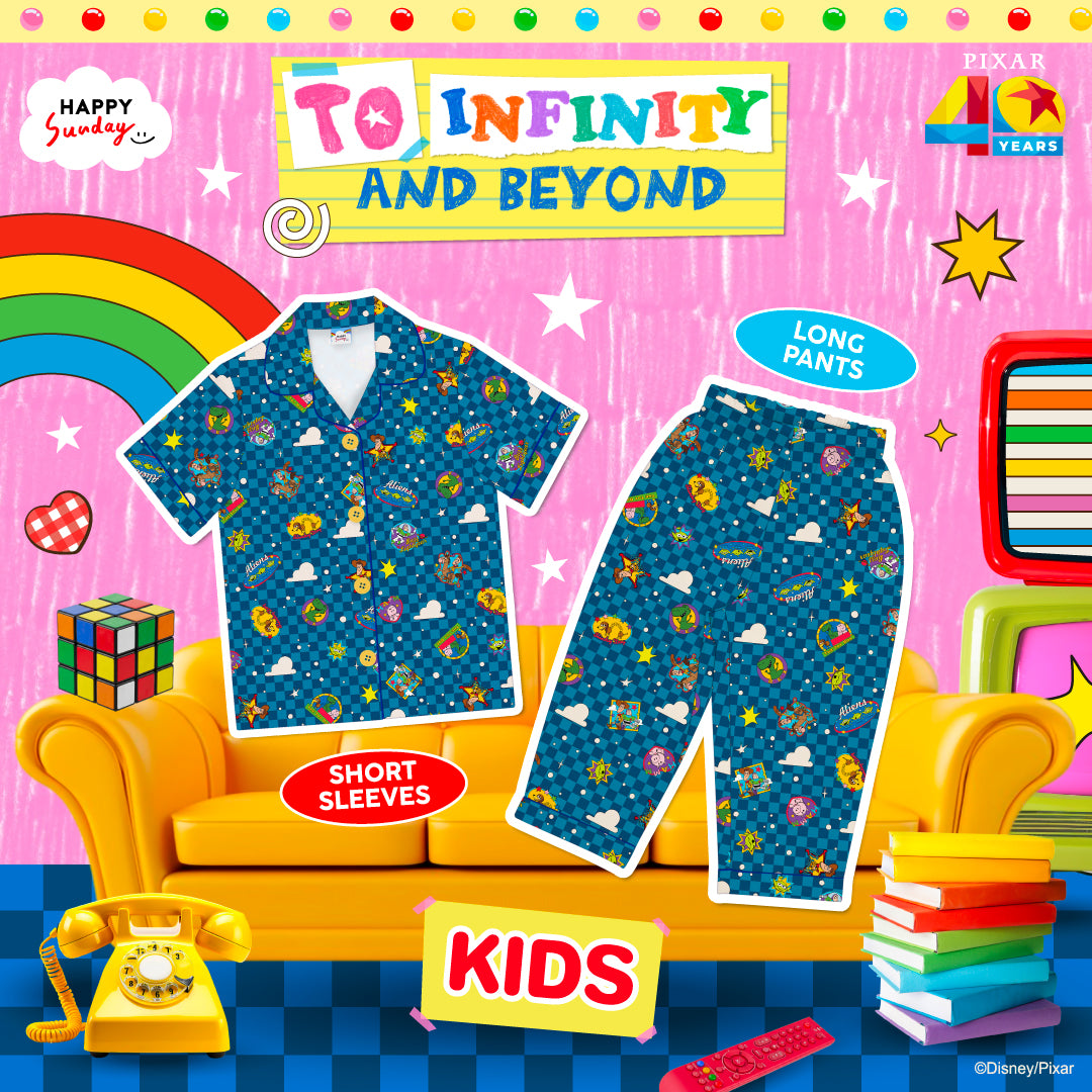[PRE-ORDER ทยอยจัดส่ง 17/07/2026 เป็นต้นไป กรุณากดแยกออเดอร์จากสินค้าพร้อมส่ง] [KIDS] GROW WITH ME 40 YEARS PIXAR PYJAMAS