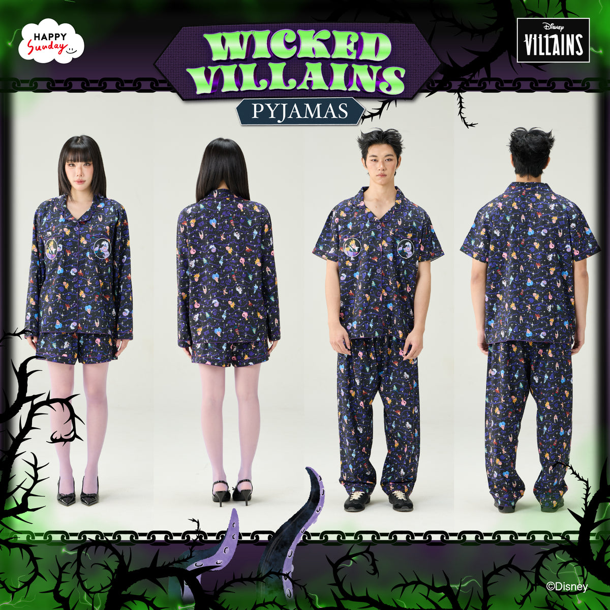 WICKED VILLAINS PYJAMAS (เริ่มส่งสินค้า 28.OCT.2026)