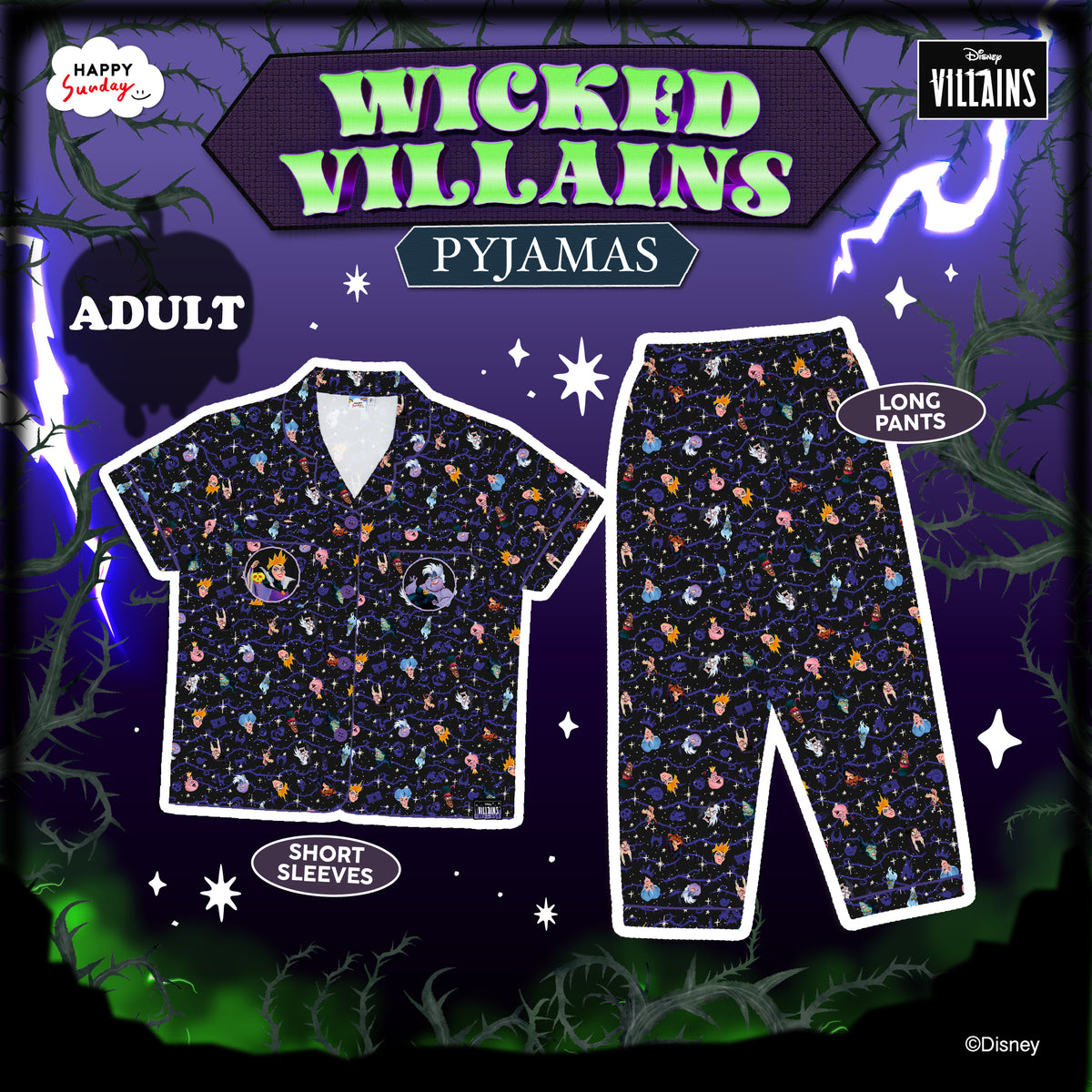 WICKED VILLAINS PYJAMAS (เริ่มส่งสินค้า 28.OCT.2026)