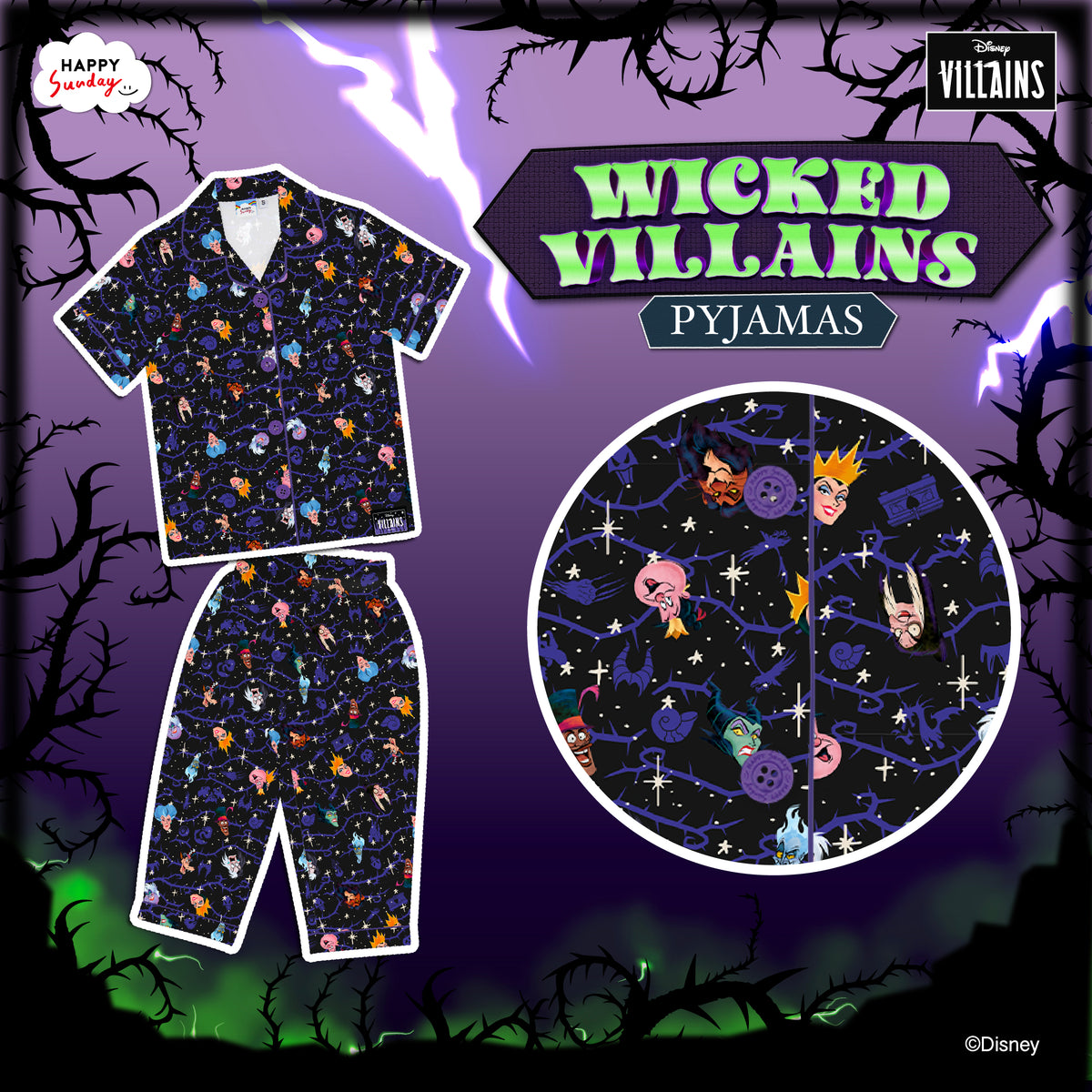 [KIDS] WICKED VILLAINS PYJAMAS (เริ่มส่งสินค้า 28.OCT.2026)