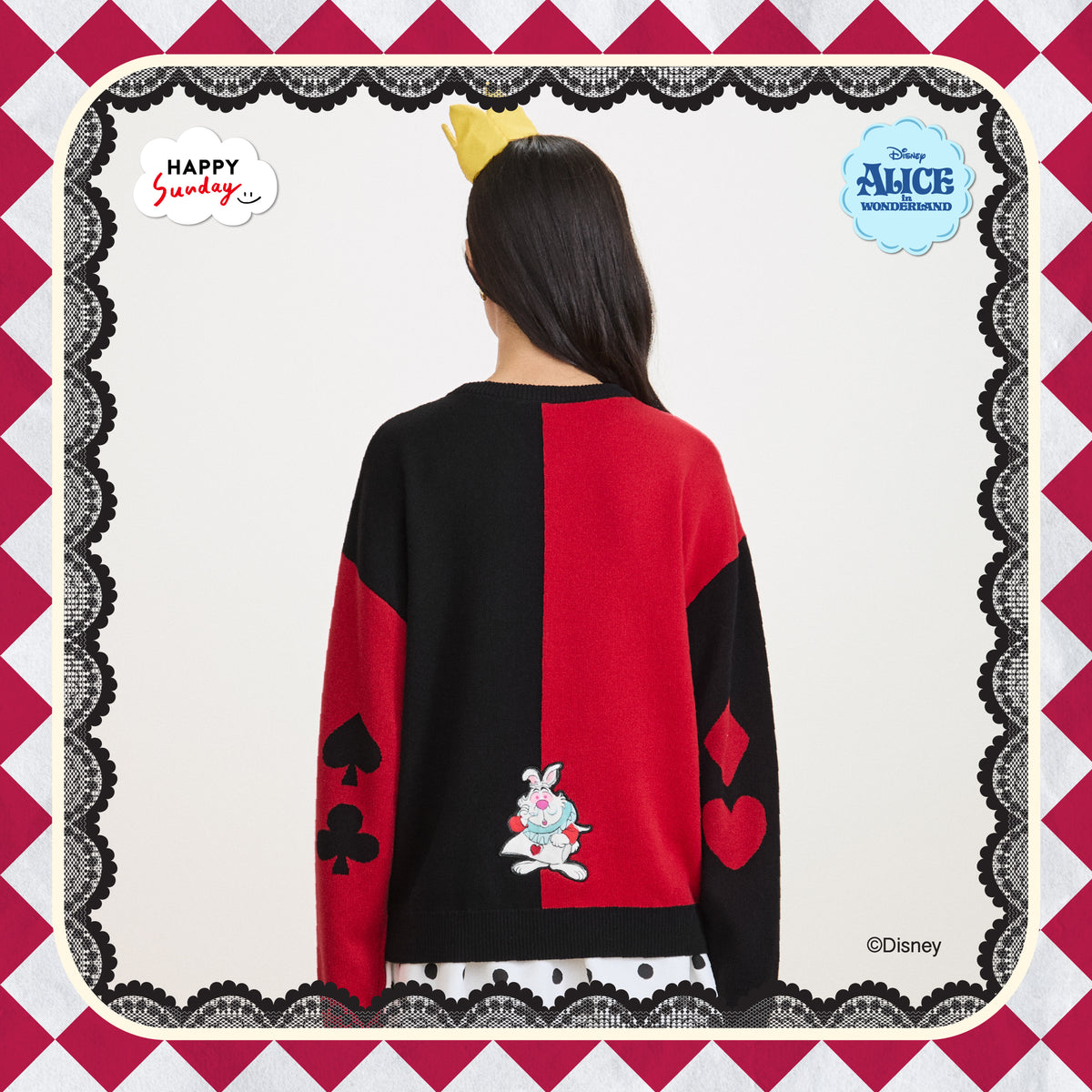 THE QUEEN OF HEARTS SWEATER (เริ่มส่งสินค้า 19.NOV.2026)