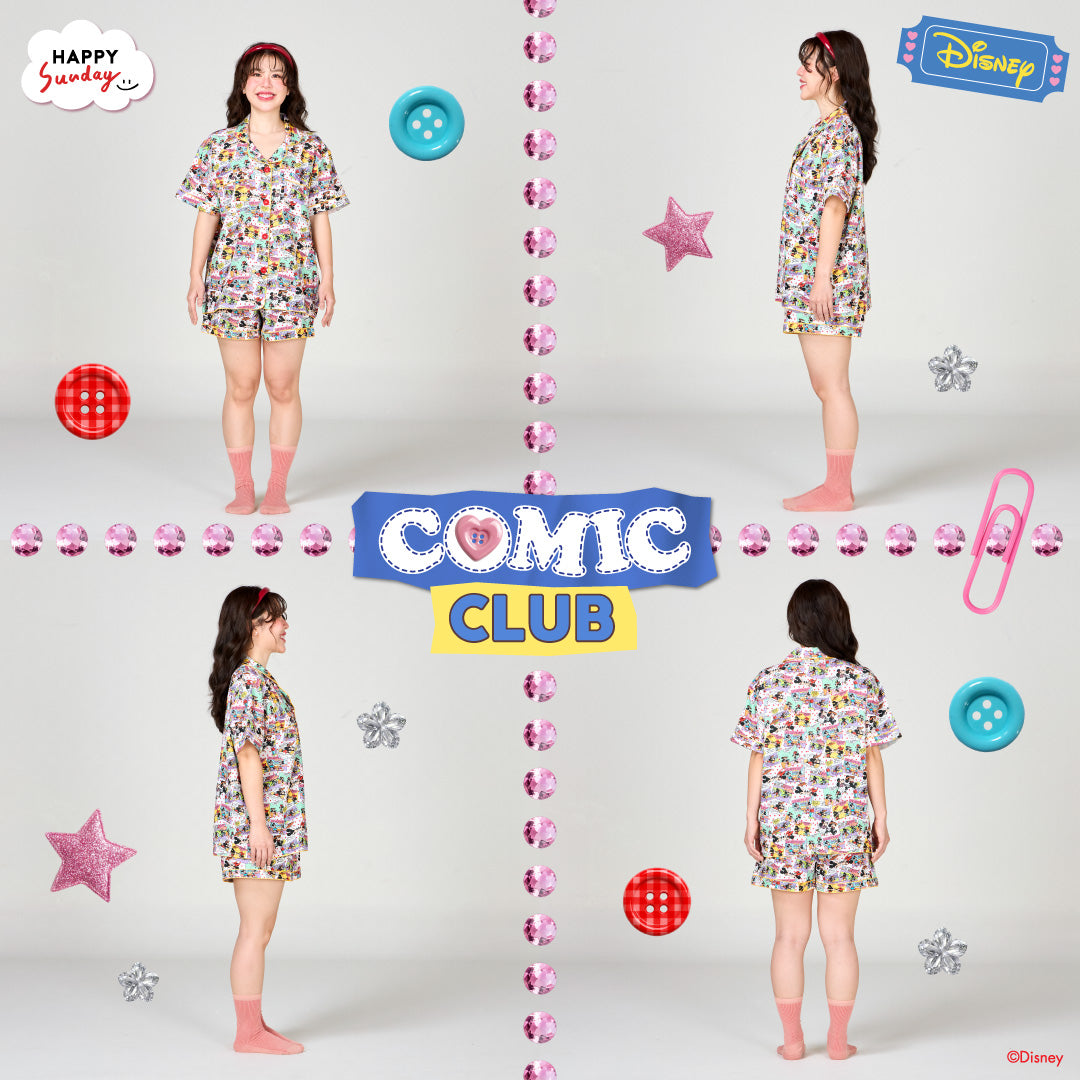 COMIC CLUB PYJAMAS | ชุดนอนลายมิกกี้เมาส์