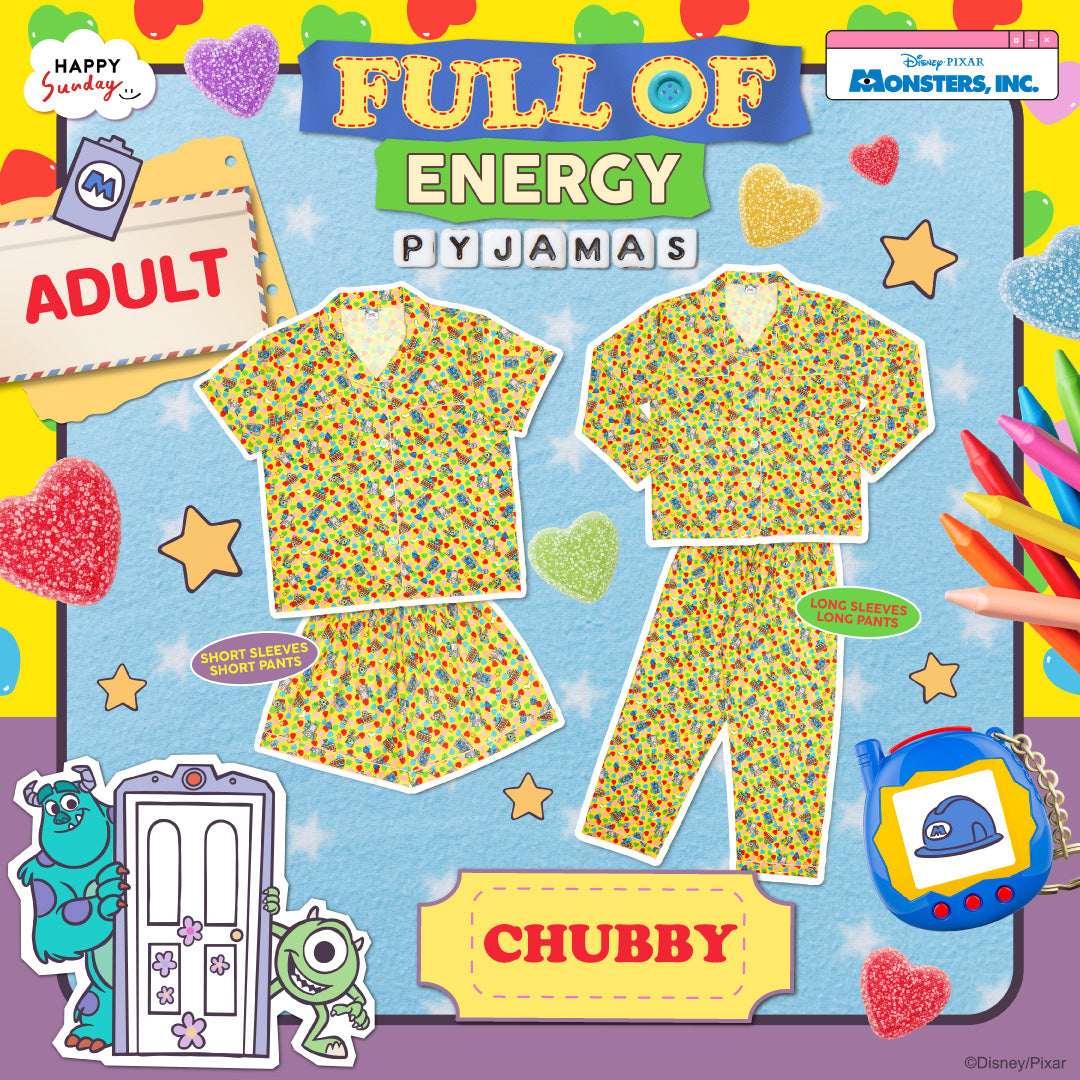 FULL OF ENERGY PYJAMAS | ชุดนอนลายมอนสเตอร์ อิงค์