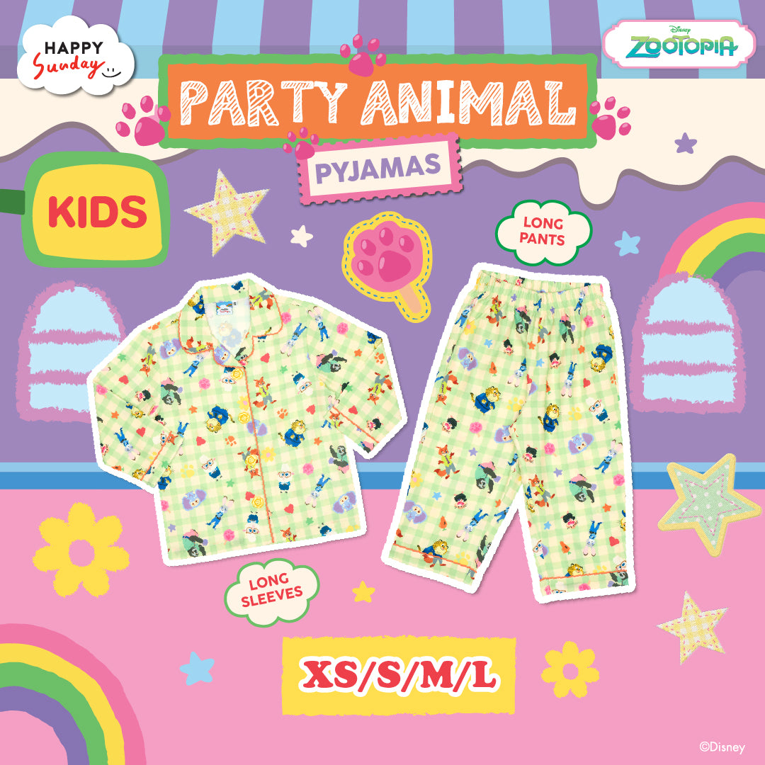 [Kids] PARTY ANIMAL PYJAMAS