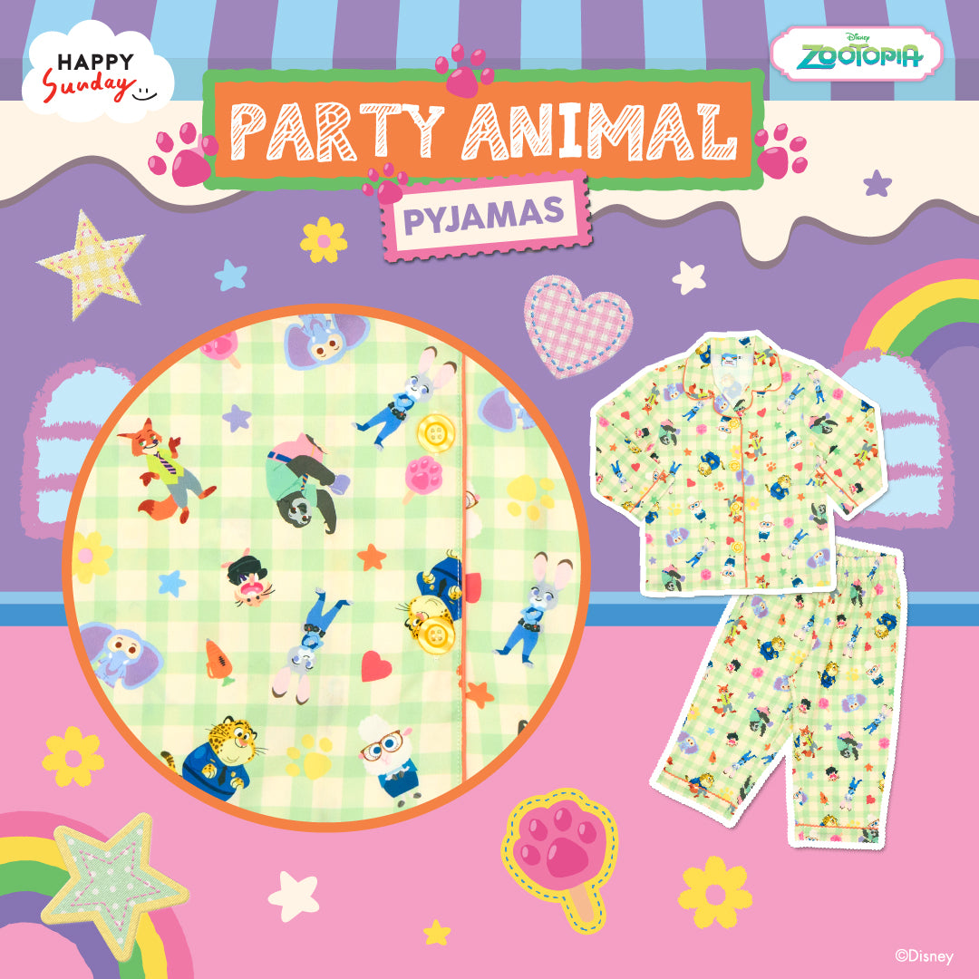 [Kids] PARTY ANIMAL PYJAMAS