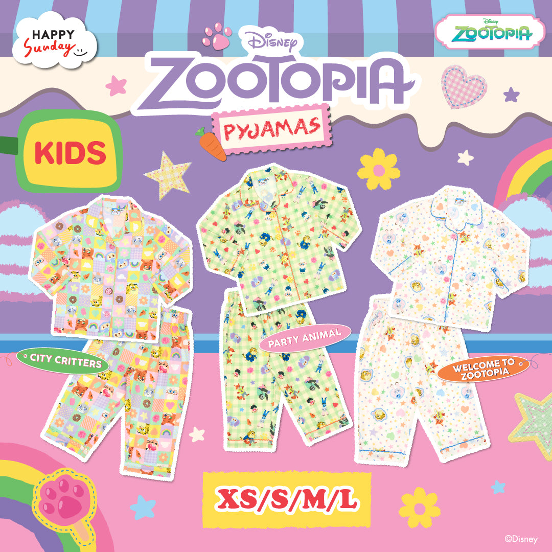 [Kids] WELCOME TO ZOOTOPIA PYJAMAS