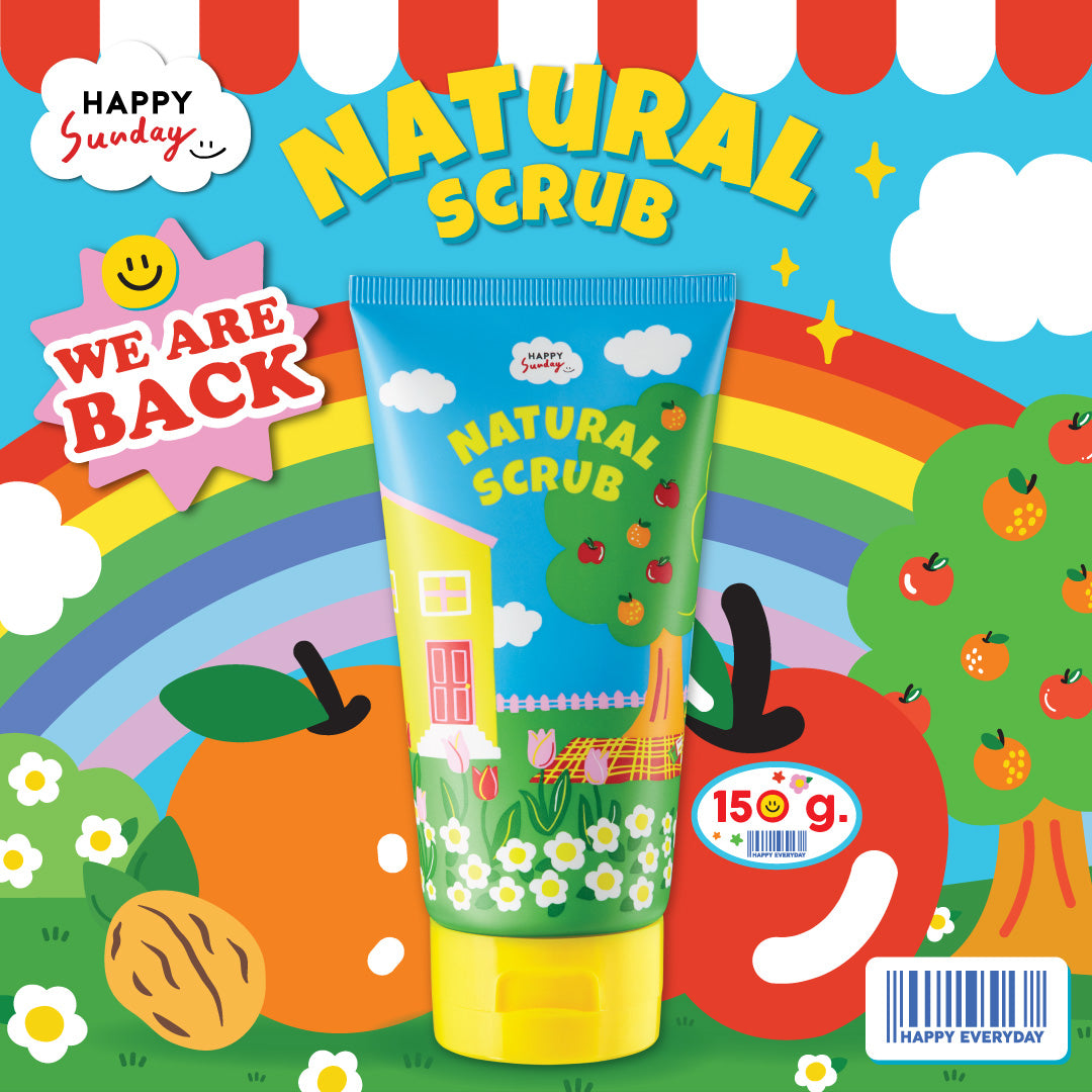 NATURAL SCRUB | สครับขัดผิวกลิ่นน้ำนมข้าว
