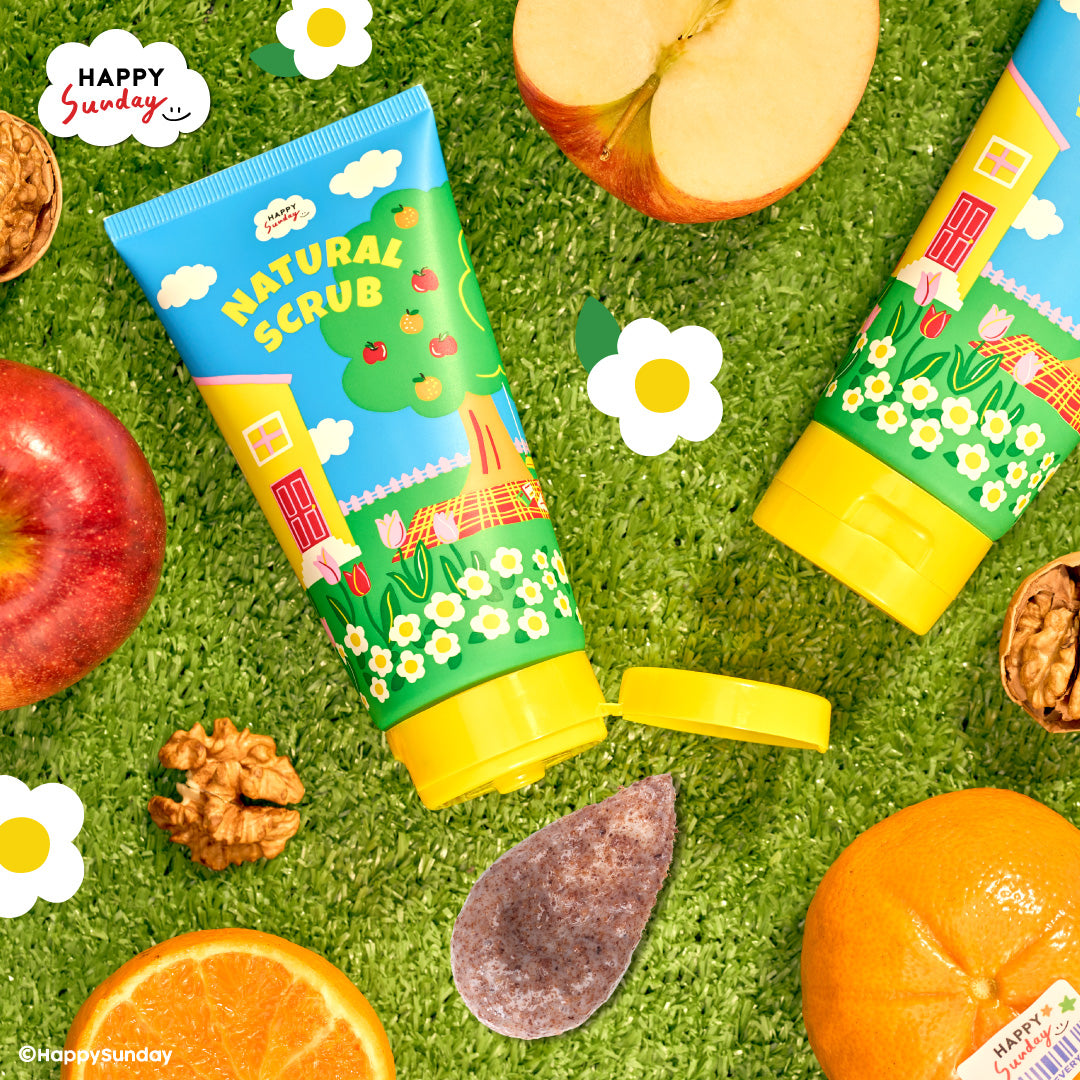 NATURAL SCRUB | สครับขัดผิวกลิ่นน้ำนมข้าว