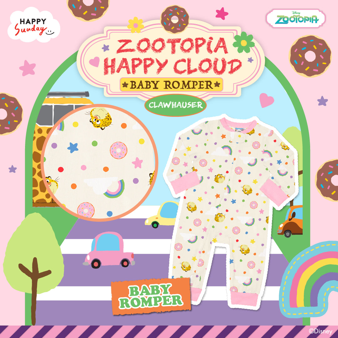 [BABY ROMPER 0-18 M] ZOOTOPIA HAPPY CLOUD