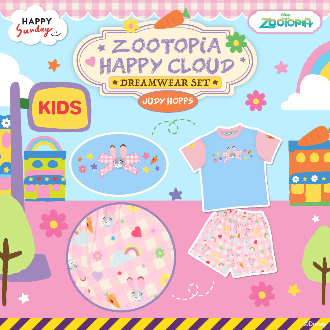 [KIDS] ZOOTOPIA HAPPY CLOUD DREAMWEAR SET