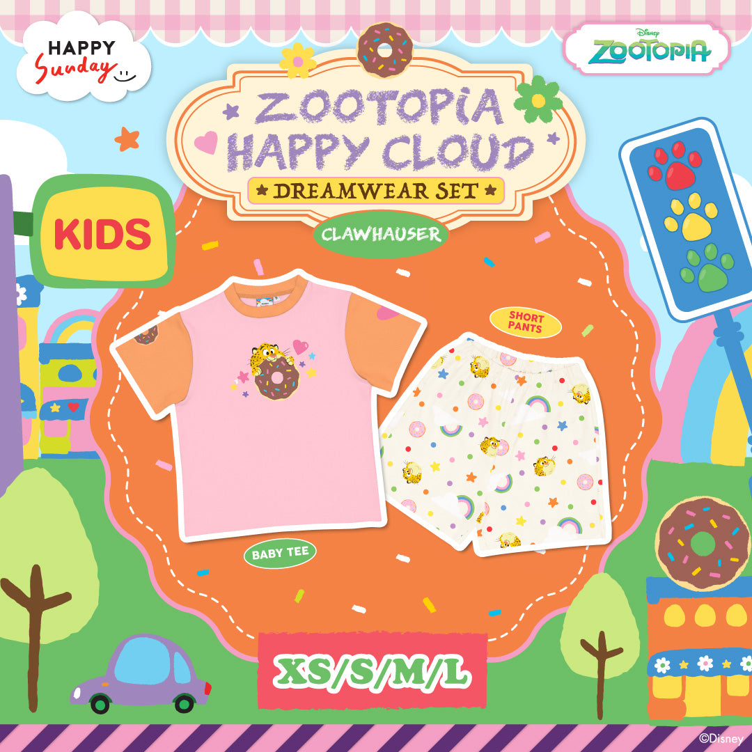 [KIDS] ZOOTOPIA HAPPY CLOUD DREAMWEAR SET