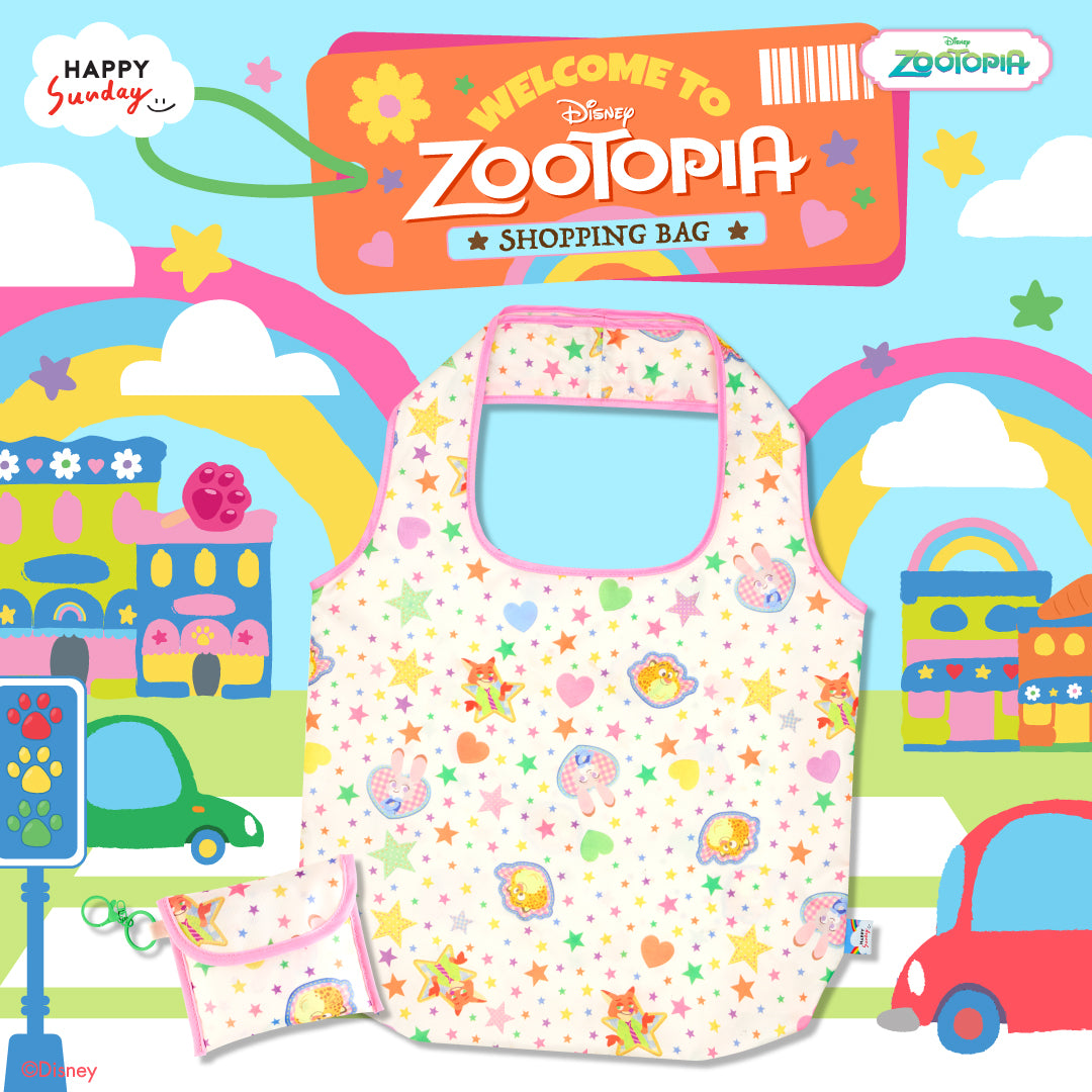 WELCOME TO ZOOTOPIA SHOPPING BAG | กระเป๋าช้อปปิ้งลาย ZOOTOPIA
