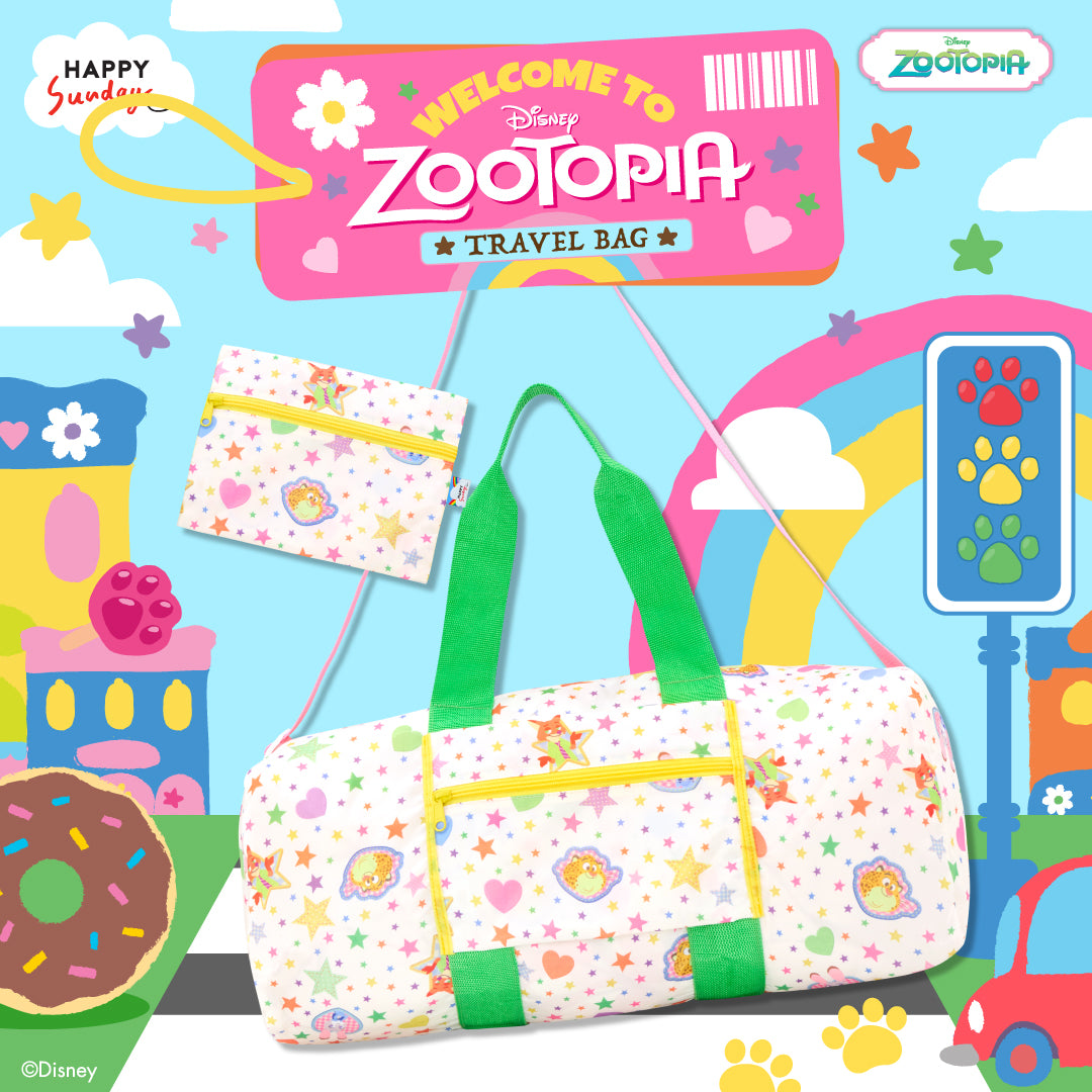 WELCOME TO ZOOTOPIA TRAVEL BAG | กระเป๋าเดินทางพับได้ลาย ZOOTOPIA
