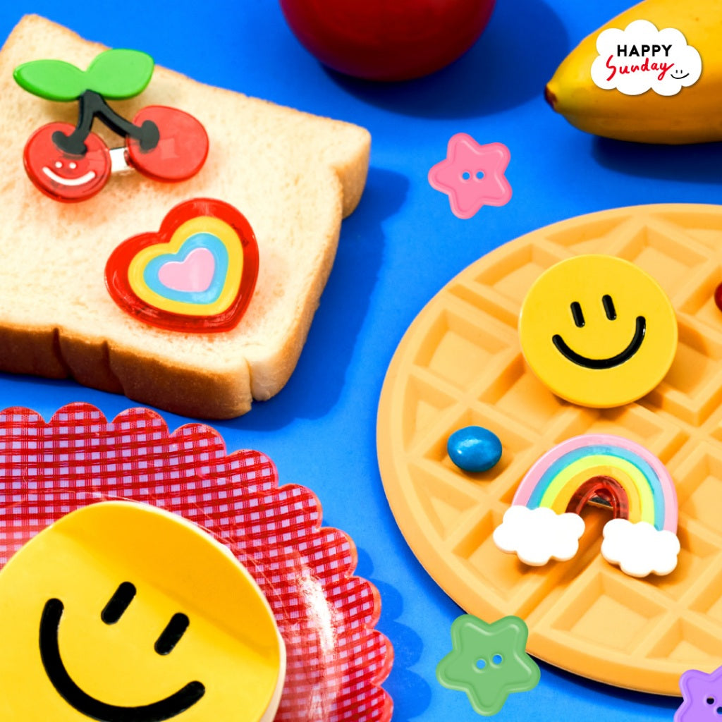 COLORFUL SUNDAY HAIR CLIP SET | เซ็ตกิ๊บติดผมคัลเลอร์ฟูลซันเดย์