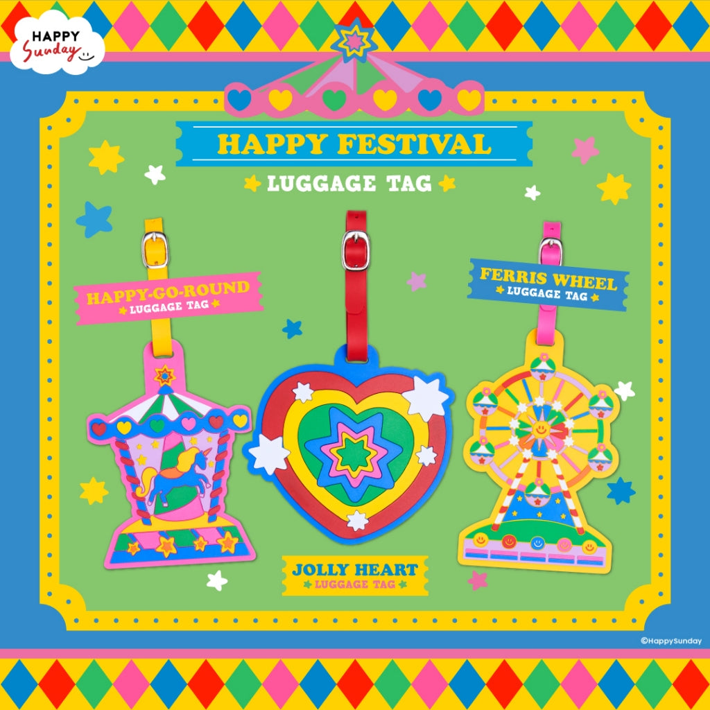 FESTIVE LUGGAGE TAG | แท็กห้อยกระเป๋าลายเฟสทีฟ